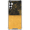 Black and Gold Split Marble Galaxy A15 5G Clear Case