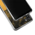 Black and Gold Split Marble Galaxy A21 Clear Case