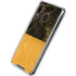 Black and Gold Split Marble Galaxy A30 Clear Case