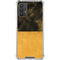 Black and Gold Split Marble Galaxy A32 5G Clear Case