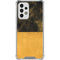 Black and Gold Split Marble Galaxy A33 5G Clear Case