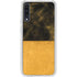 Black and Gold Split Marble Galaxy A50 Clear Case