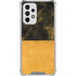 Black and Gold Split Marble Galaxy A53 5G Clear Case