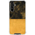 Black and Gold Split Marble Galaxy A54 5G Clear Case