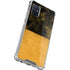 Black and Gold Split Marble Galaxy A71 5G Clear Case