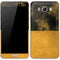 Black and Gold Split Marble Galaxy J7 Skin