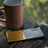 Black and Gold Split Marble Galaxy Note 10 Plus Skin