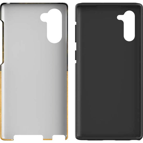 Black and Gold Split Marble Galaxy Note 10 Pro Case