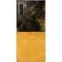 Black and Gold Split Marble Galaxy Note 10 Skin