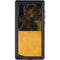 Black and Gold Split Marble Galaxy Note 10 Waterproof Case
