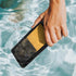 Black and Gold Split Marble Galaxy Note 10 Waterproof Case