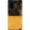 Black and Gold Split Marble Galaxy Note20 5G Pro Case