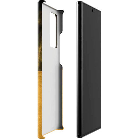 Black and Gold Split Marble Galaxy Note20 Ultra 5G Lite Case
