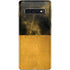 Black and Gold Split Marble Galaxy S10 Skin