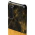 Black and Gold Split Marble Galaxy S20 Lite Case