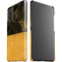 Black and Gold Split Marble Galaxy S20 Lite Case