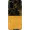 Black and Gold Split Marble Galaxy S20 Plus Pro Case