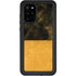 Black and Gold Split Marble Galaxy S20 Plus Waterproof Case