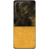 Black and Gold Split Marble Galaxy S20 Skin