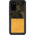 Black and Gold Split Marble Galaxy S20 Waterproof Case