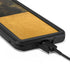 Black and Gold Split Marble Galaxy S20 Waterproof Case