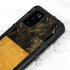 Black and Gold Split Marble Galaxy S20 Waterproof Case
