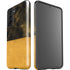 Black and Gold Split Marble Galaxy S21 5G Pro Case