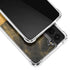 Black and Gold Split Marble Galaxy S21 FE Clear Case