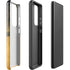 Black and Gold Split Marble Galaxy S21 Ultra 5G Pro Case