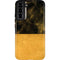 Black and Gold Split Marble Galaxy S22 Plus Pro Case