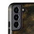 Black and Gold Split Marble Galaxy S22 Plus Pro Case