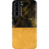 Black and Gold Split Marble Galaxy S22 Pro Case