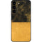 Black and Gold Split Marble Galaxy S22 Skin
