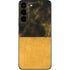 Black and Gold Split Marble Galaxy S22 Skin