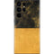 Black and Gold Split Marble Galaxy S22 Ultra Skin