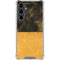 Black and Gold Split Marble Galaxy S23 FE Clear Case