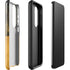 Black and Gold Split Marble Galaxy S23 Pro Case