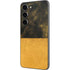 Black and Gold Split Marble Galaxy S23 Skin