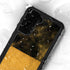 Black and Gold Split Marble Galaxy S23 Waterproof Case