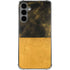 Black and Gold Split Marble Galaxy S24 Plus Clear Case