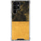 Black and Gold Split Marble Galaxy S24 Ultra Clear Case