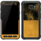 Black and Gold Split Marble Galaxy S7 Active Skin
