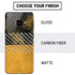 Black and Gold Split Marble Galaxy S9 Skin