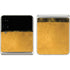 Black and Gold Split Marble Galaxy Z Flip3 5G Skin