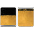 Black and Gold Split Marble Galaxy Z Flip4 5G Skin
