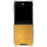 Black and Gold Split Marble Galaxy Z Flip5 5G Clear Case
