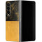 Black and Gold Split Marble Galaxy Z Fold4 5G Skin