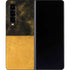 Black and Gold Split Marble Galaxy Z Fold4 5G Skin