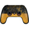 Black and Gold Split Marble Google Stadia Controller Skin