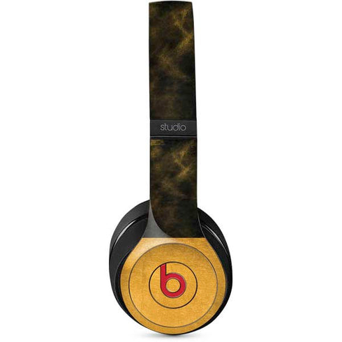 Black and Gold Split Marble Studio Wireless Skin
